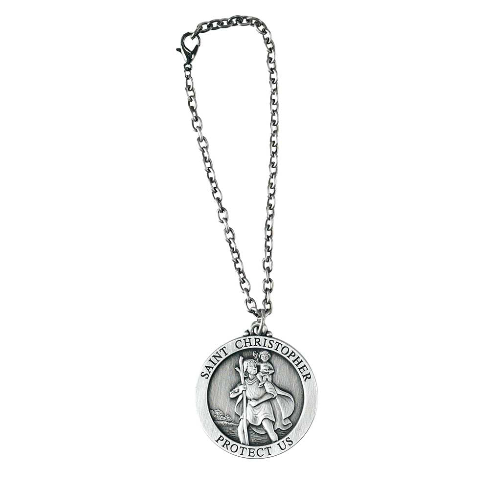 Saint Christopher & Guardian Angel Medal Necklace – Devo Wears